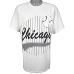 MLB (Tultex) - Chicago White Sox Big Spell-Out T-Shirt 1990s X-Large Vintage Retro Baseball