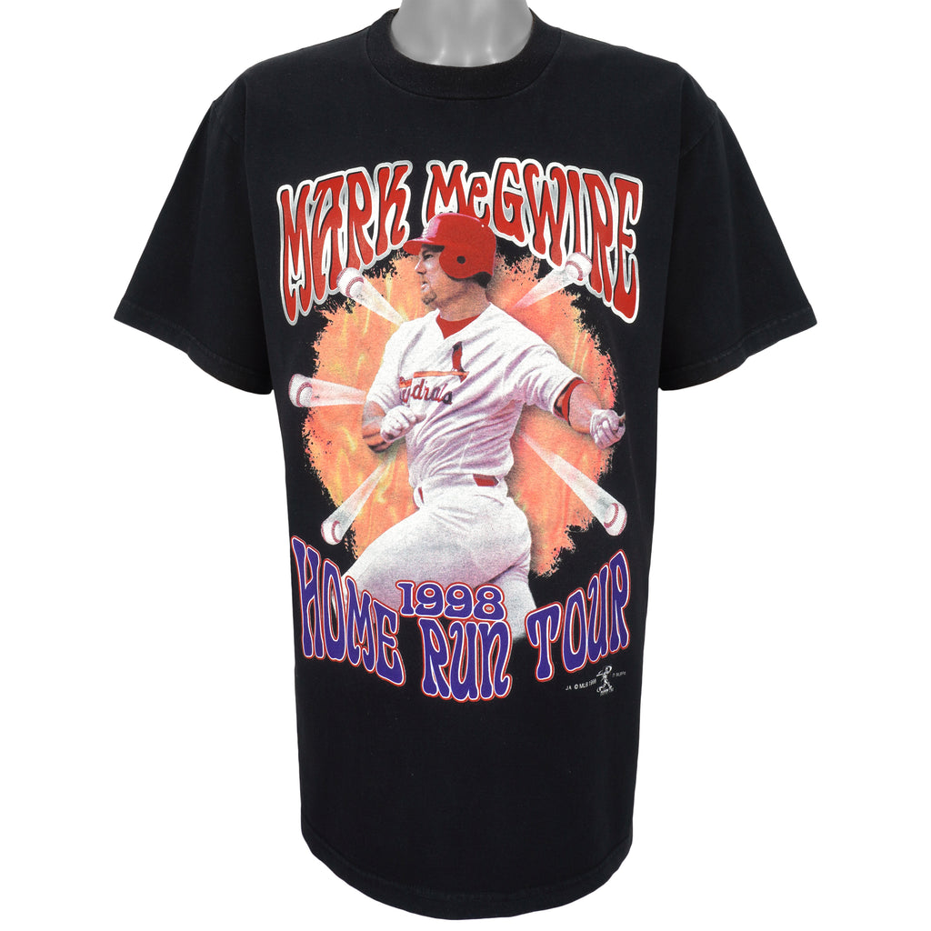 Vintage Pro Player White St. Louis Cardinals Mark McGwire T-Shirt