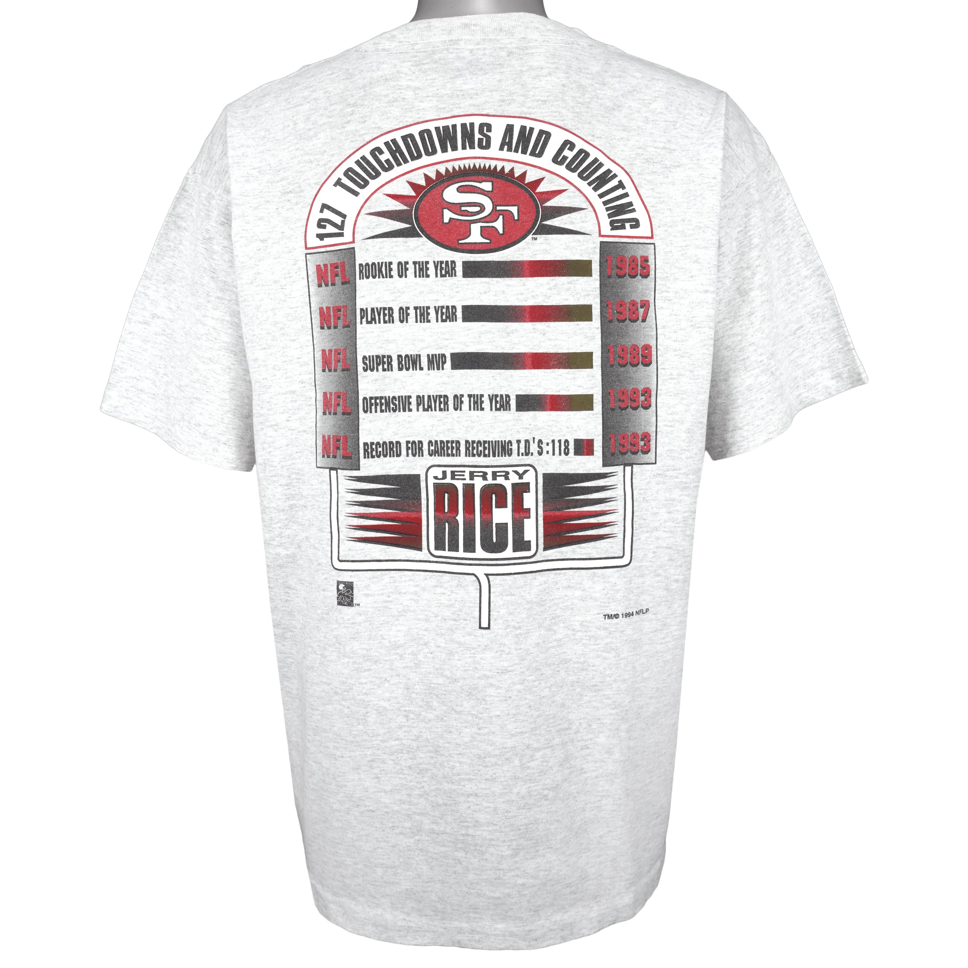 Jerry Rice Retro Football Caricature T Shirt