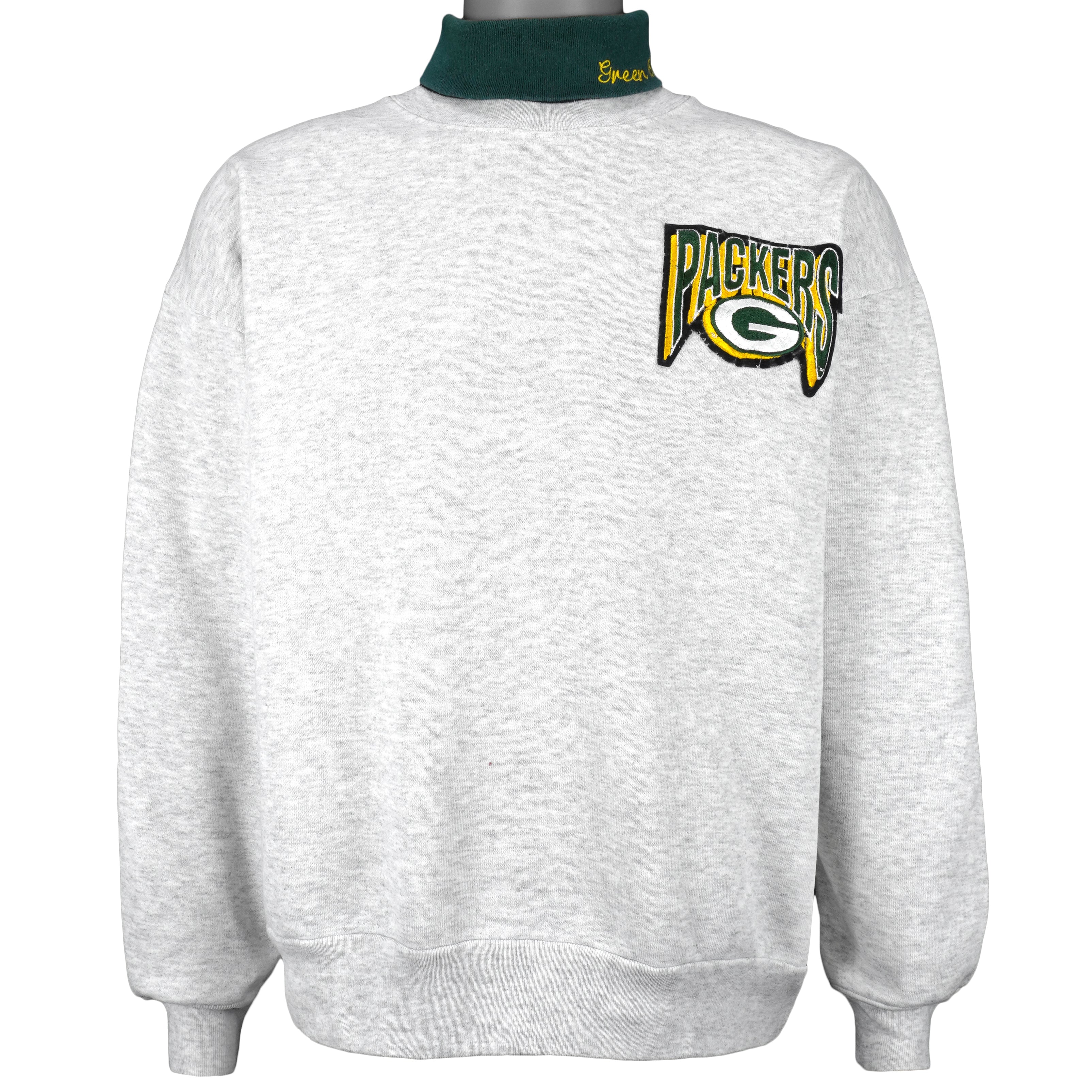 Green Bay Packers New Era Current Raglan Long Sleeve T-Shirt - Green