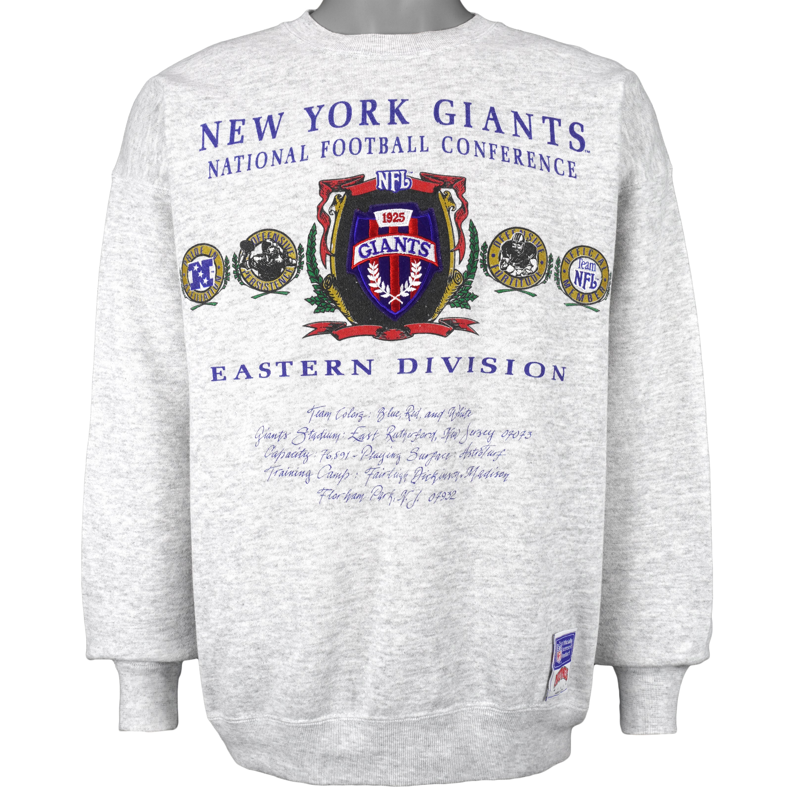 Vintage '90s crewneck sweatshirt New York Giants football NFL XL pullover