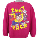 Looney Tunes - Frat Pack Taz and Friends Sweatshirt 1993 X-Large