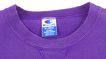 Champion - Purple Classic Crew Neck Sweatshirt 1990s X-Large