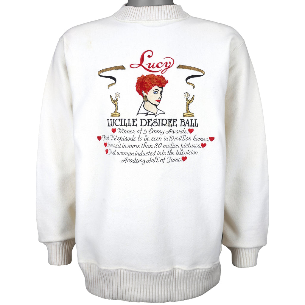 Vintage (Nutmeg) - Lucy Lucille Desiree Ball Universal Studio Sweatshirt 1990s Large Vintage Retro