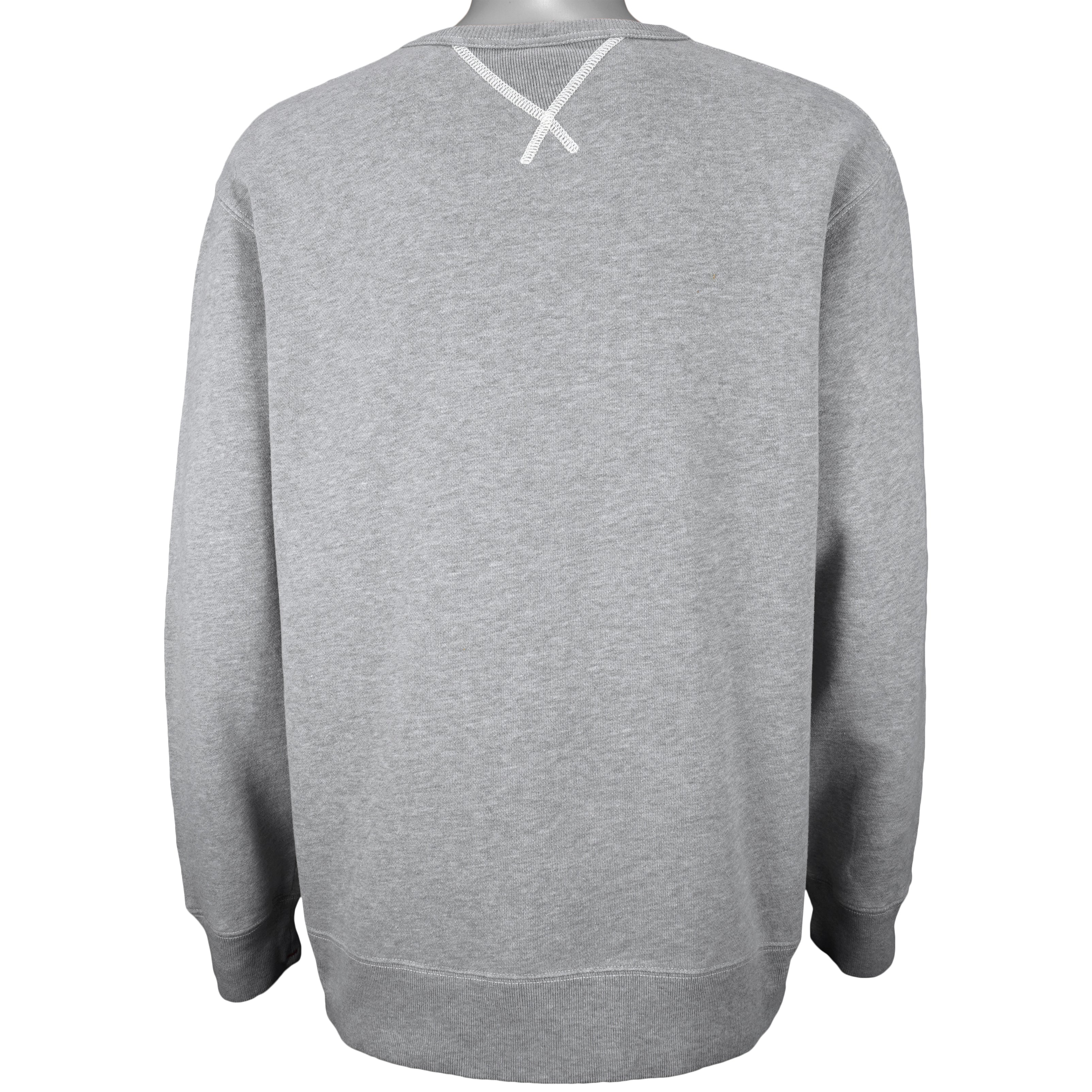 Vintage Ralph Lauren (Polo) - Grey RL-67 Crew Neck Sweatshirt X