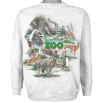 Vintage (Hanes) - Saint Louis Zoo Crew Neck Sweatshirt 1990s Medium
