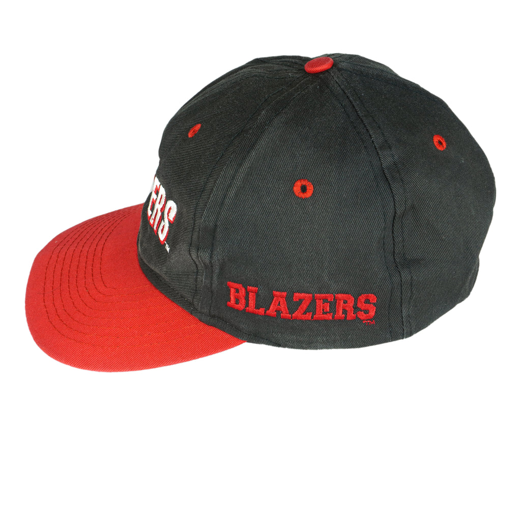 NBA (Competitor) - Portland Blazers Snap Back Hat 1990s Vintage Retro Basketball