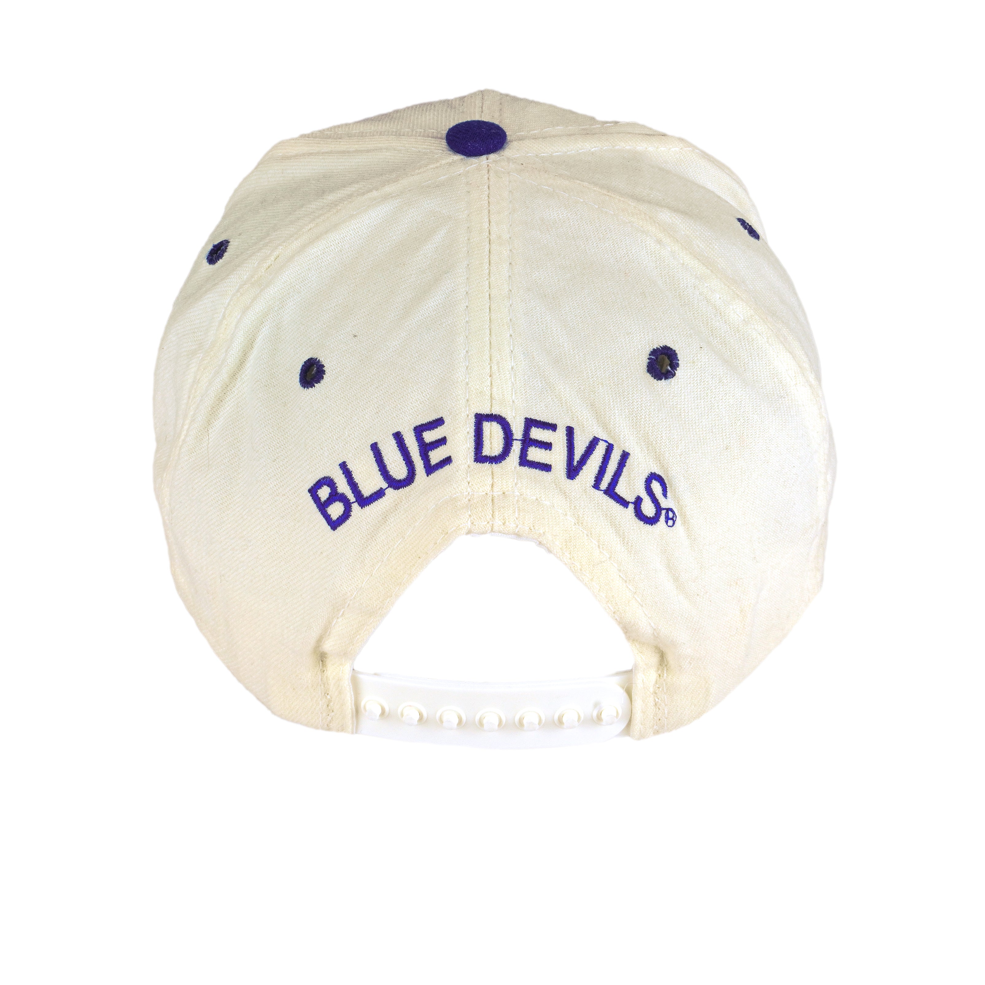 Vintage NCAA (New Era) - Duke Blue Devils Snapback Hat 1990s