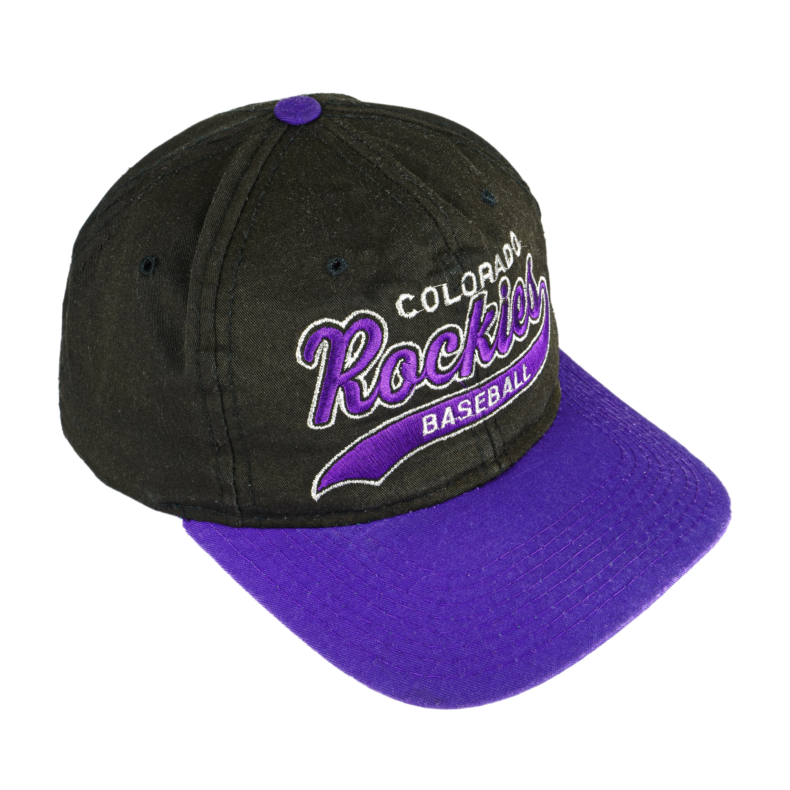 Vintage Starter Paisley Colorado Rockies Snapback Hat MLB