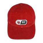 Nike - Red Basketball Adjustable Hat 1990s OSFA