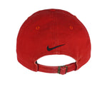 Nike - Red Basketball Adjustable Hat 1990s OSFA Vintage Retro Basketball