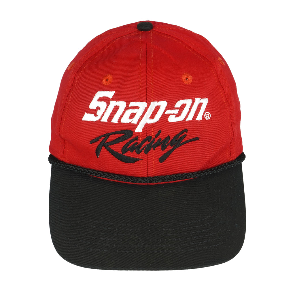 Vintage - Snap On Racing Spell-Out Snap Back Hat 1990s OSFA Vintage Retro