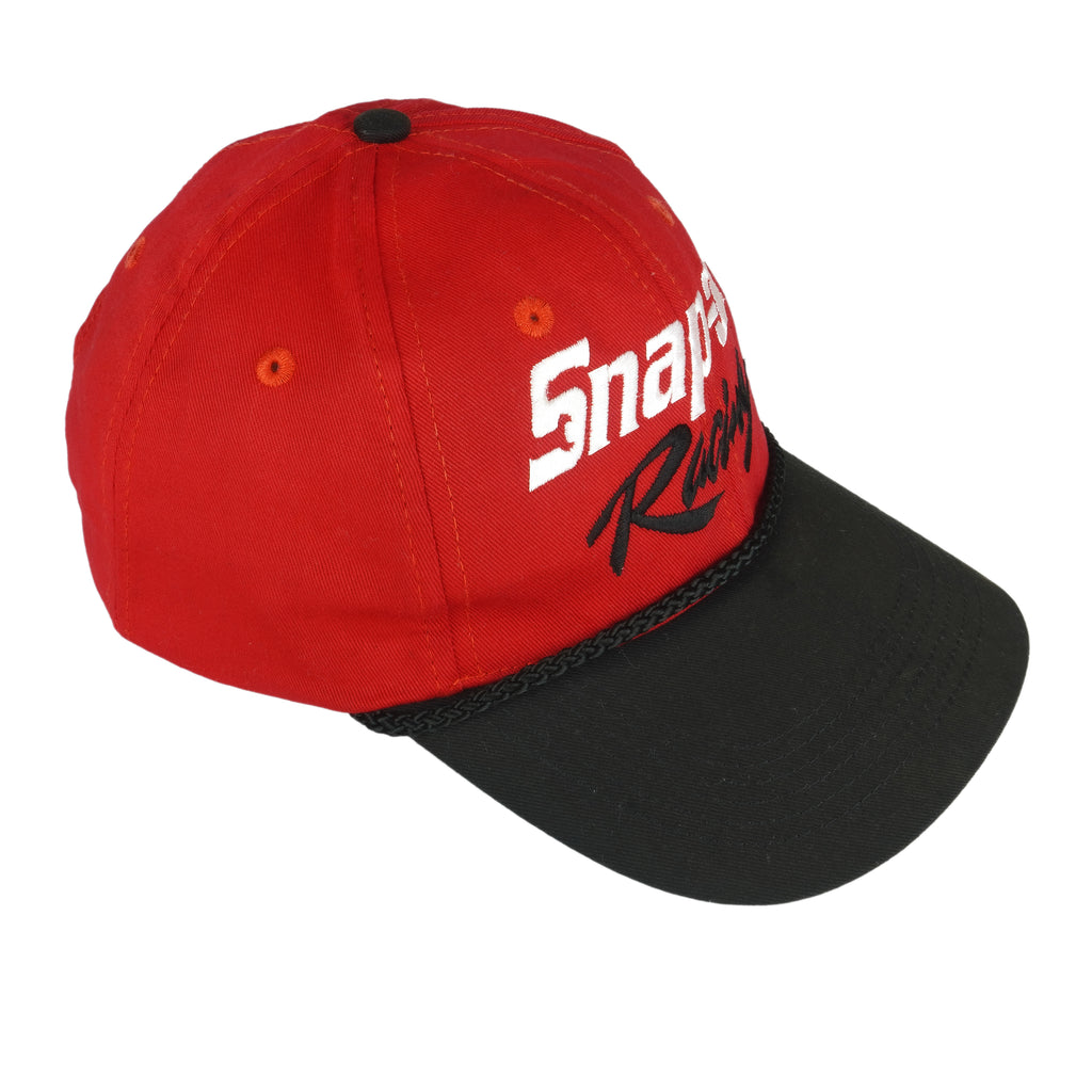 Vintage - Snap On Racing Spell-Out Snap Back Hat 1990s OSFA Vintage Retro