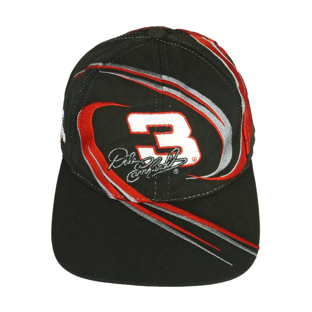 NASCAR (Chase) - Dale Earnhardt, the Intimidator Strap Back Hat 1990s OSFA Vintage Retro