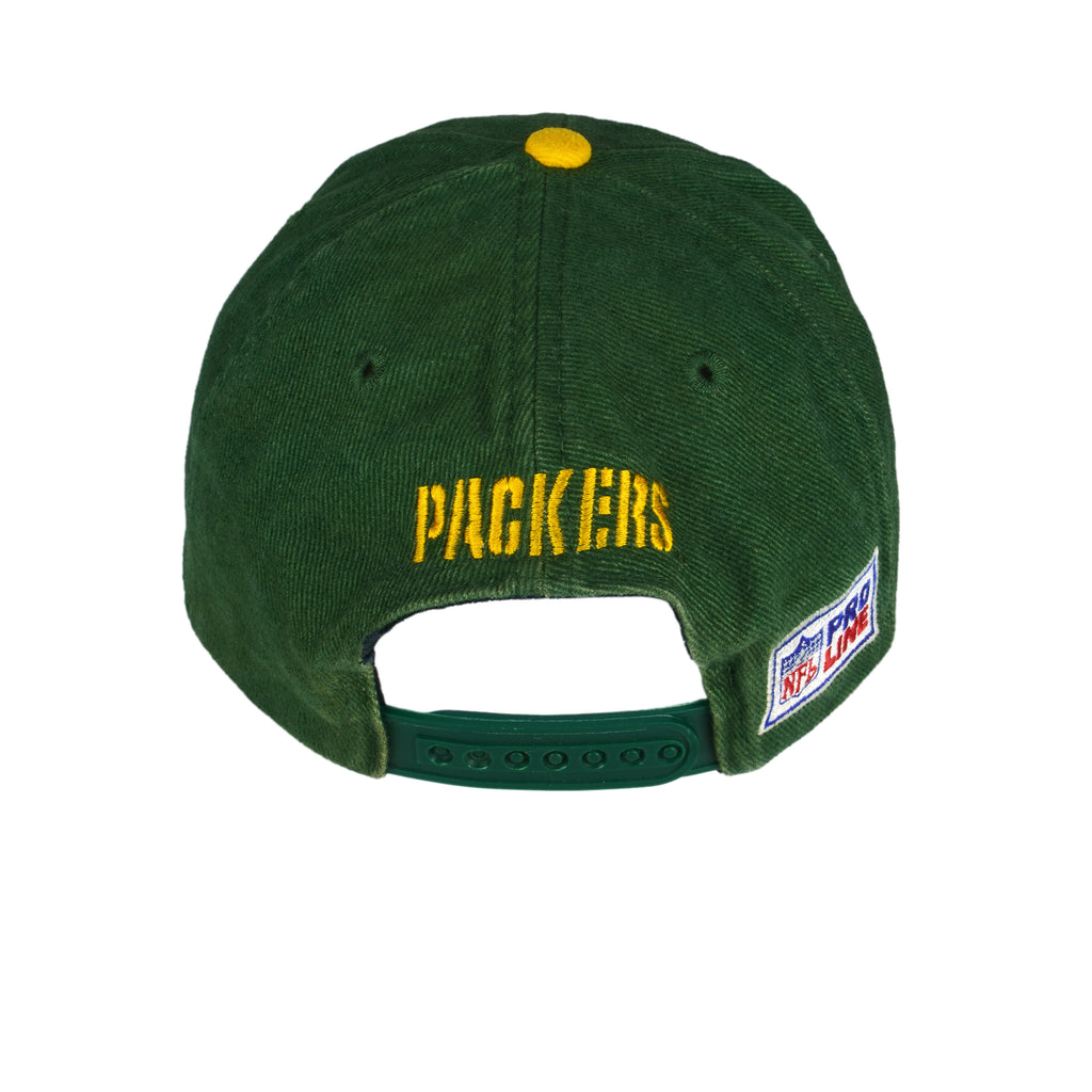 Nike - Green Bay Packers Snap Back Hat 1990s OSFA Vintage Retro Football