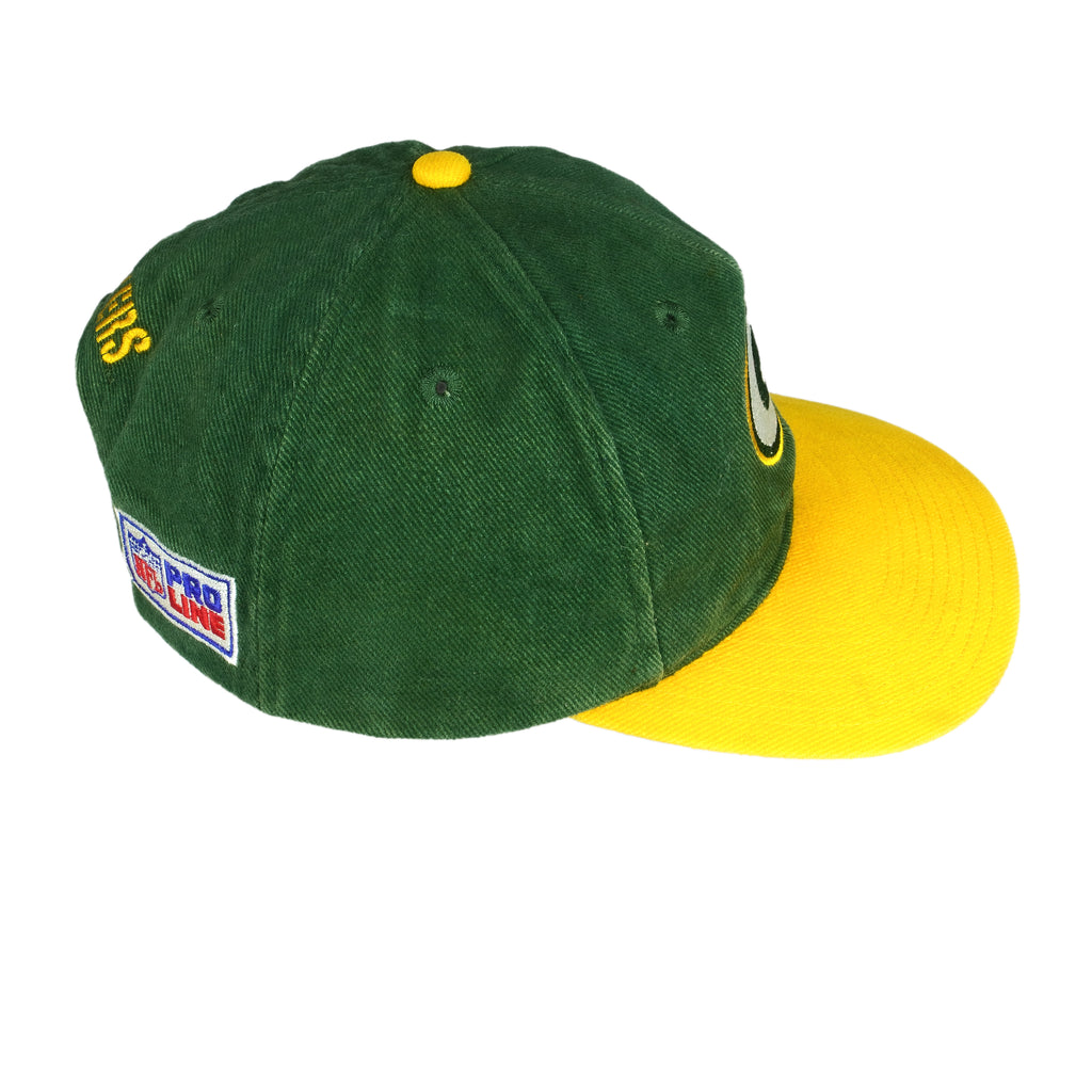 Nike - Green Bay Packers Snap Back Hat 1990s OSFA Vintage Retro Football