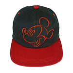 Disney - Mickey Mouse Snap Back Hat 1990s OSFA Vintage Retro