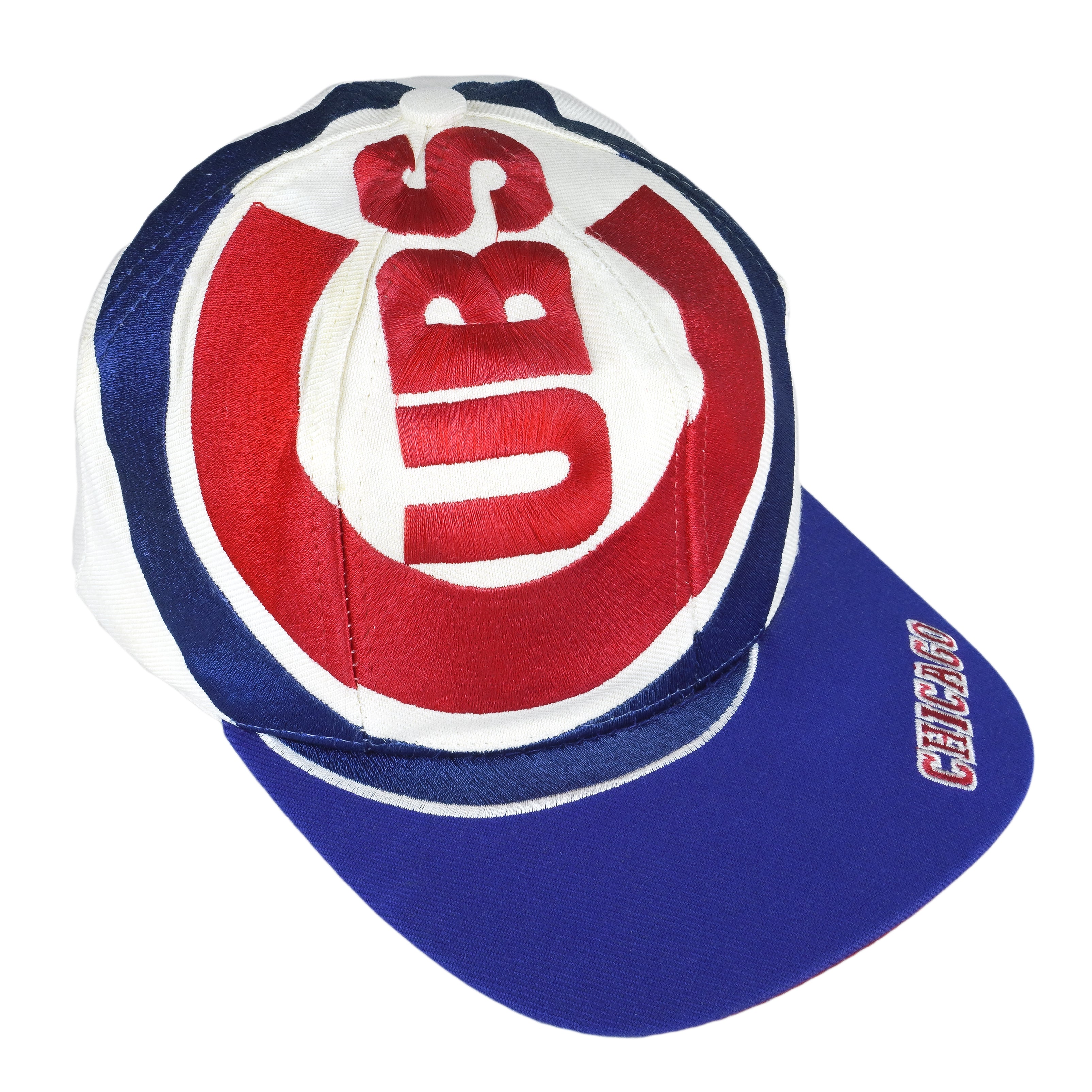 Vintage MLB (The Game)- Chicago Cubs Big Spell-Out Snapback Hat