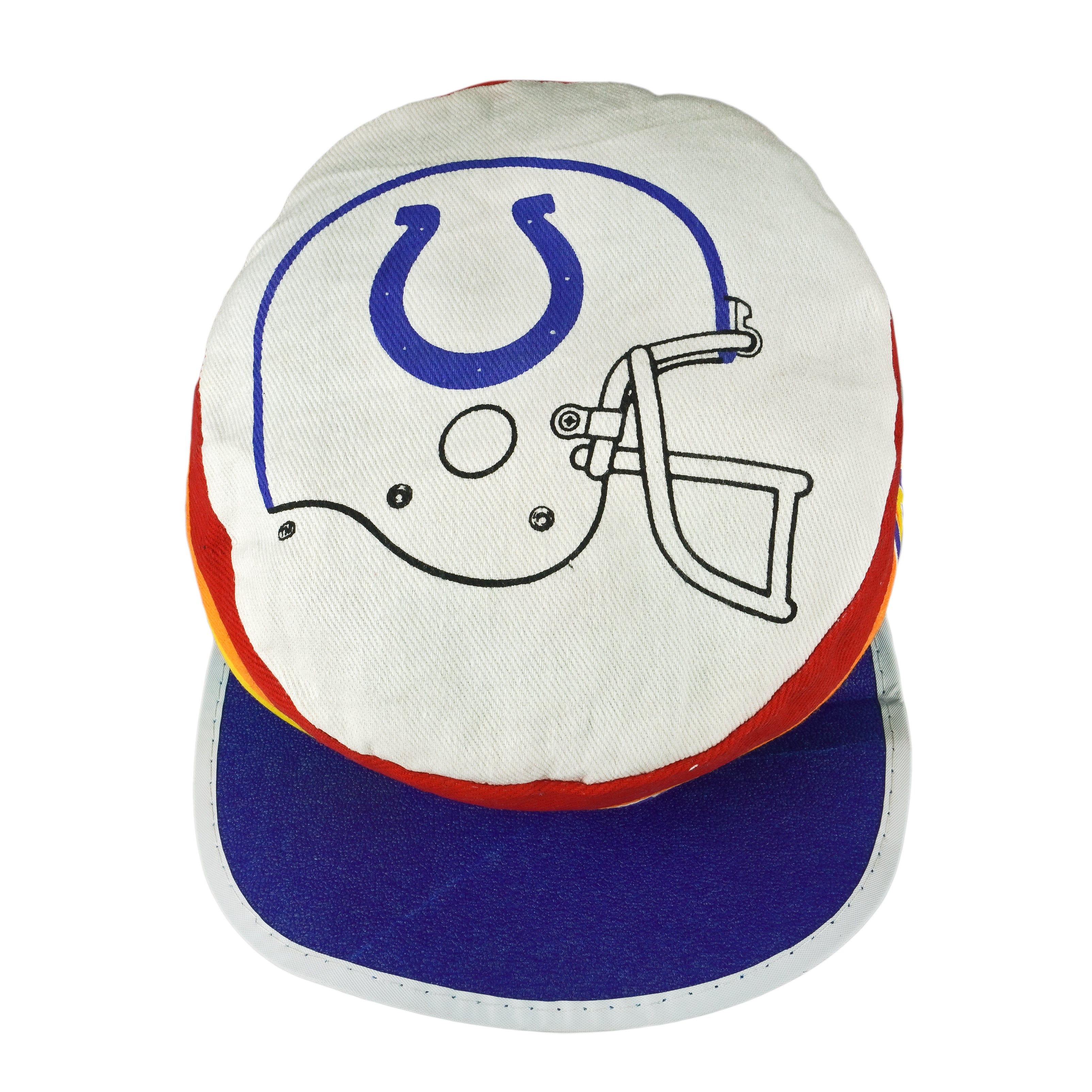 Vintage Indianapolis Colts Snapback Corduroy Hat Cap 90s 