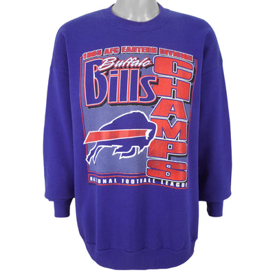 Vintage NFL (Trench) - Buffalo Bills AFC Champs Crew Neck Sweatshirt 1992  Large – Vintage Club Clothing