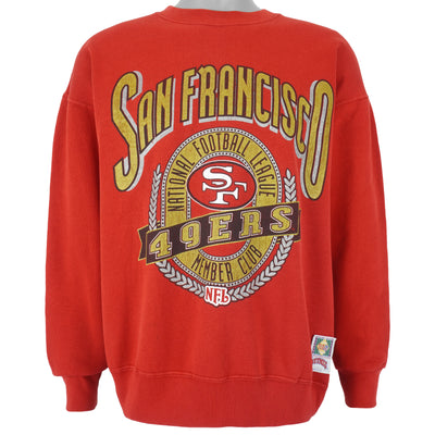 NFL, Sweaters, Vintage Oversized Sweatshirt San Francisco 49ers Member  Club 9s Nutmeg Nfl