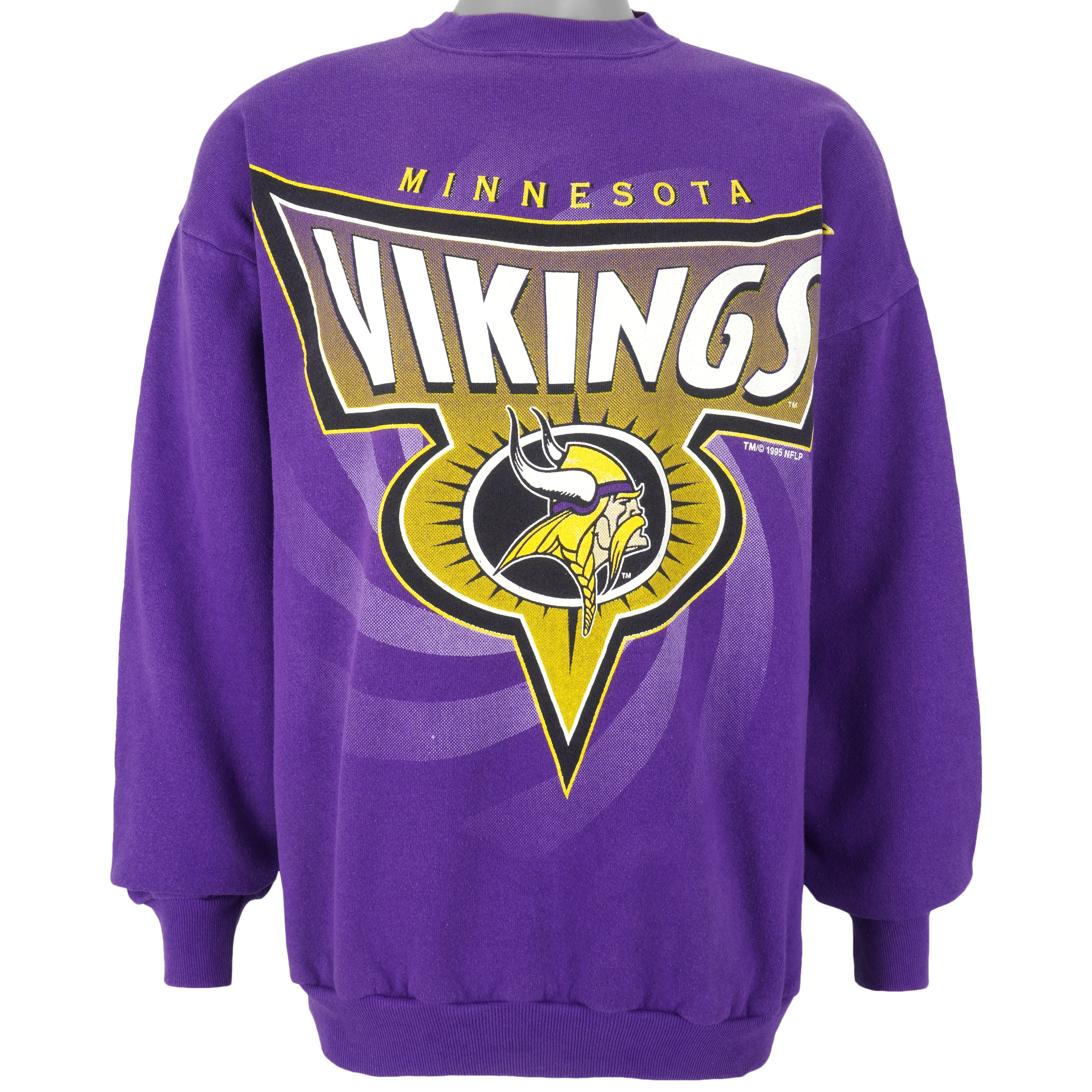 MINNESOTA VIKINGS 90s Vintage Longsleeve Shirt NFL American -   Israel