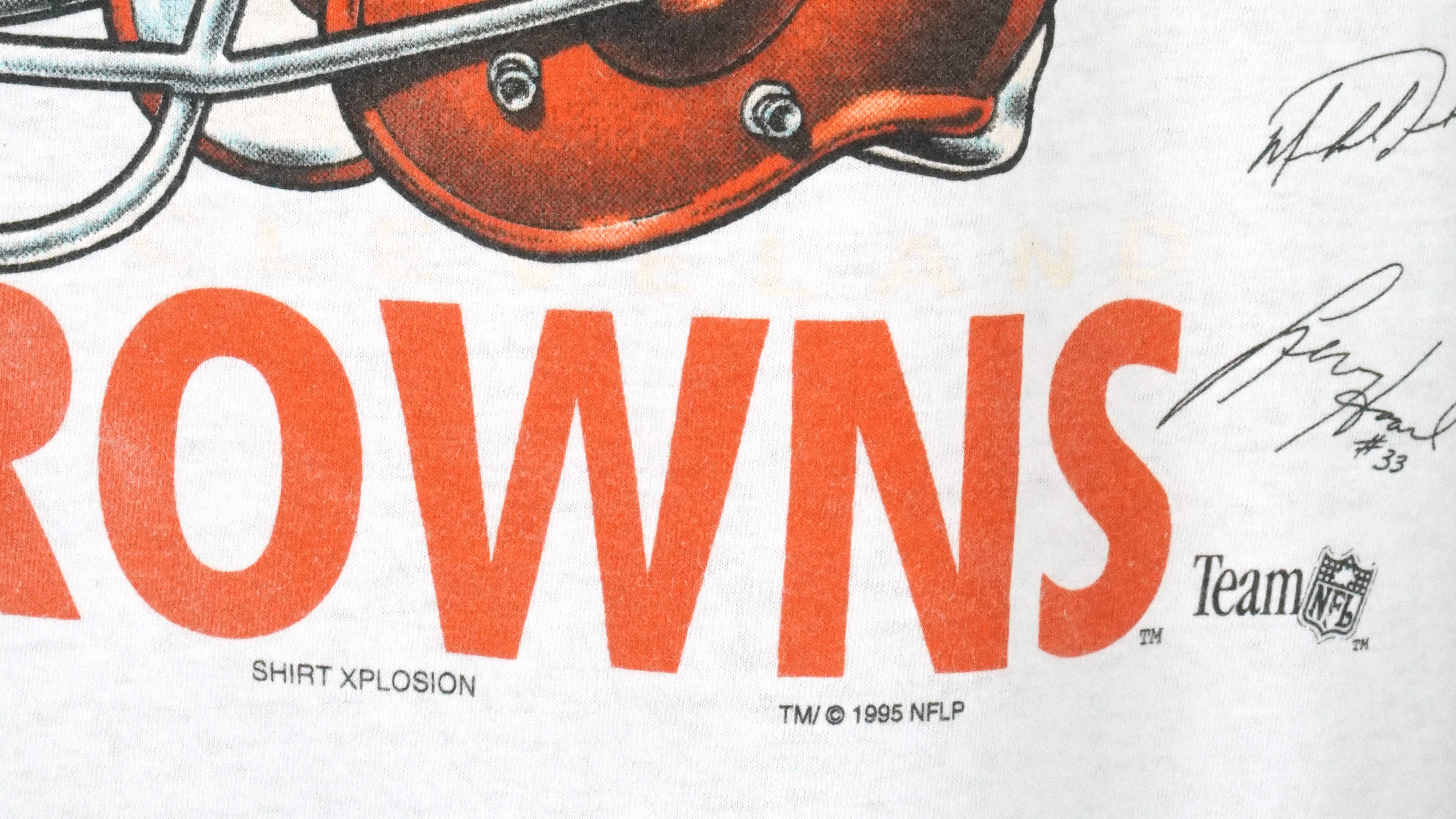 Vintage Deadstock 1995 NFL Cleveland Browns T Shirt