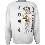 NCAA - University of Iowa Hawkeyes X Looney Tunes Crew Neck Sweatshirt 1990s X-Large