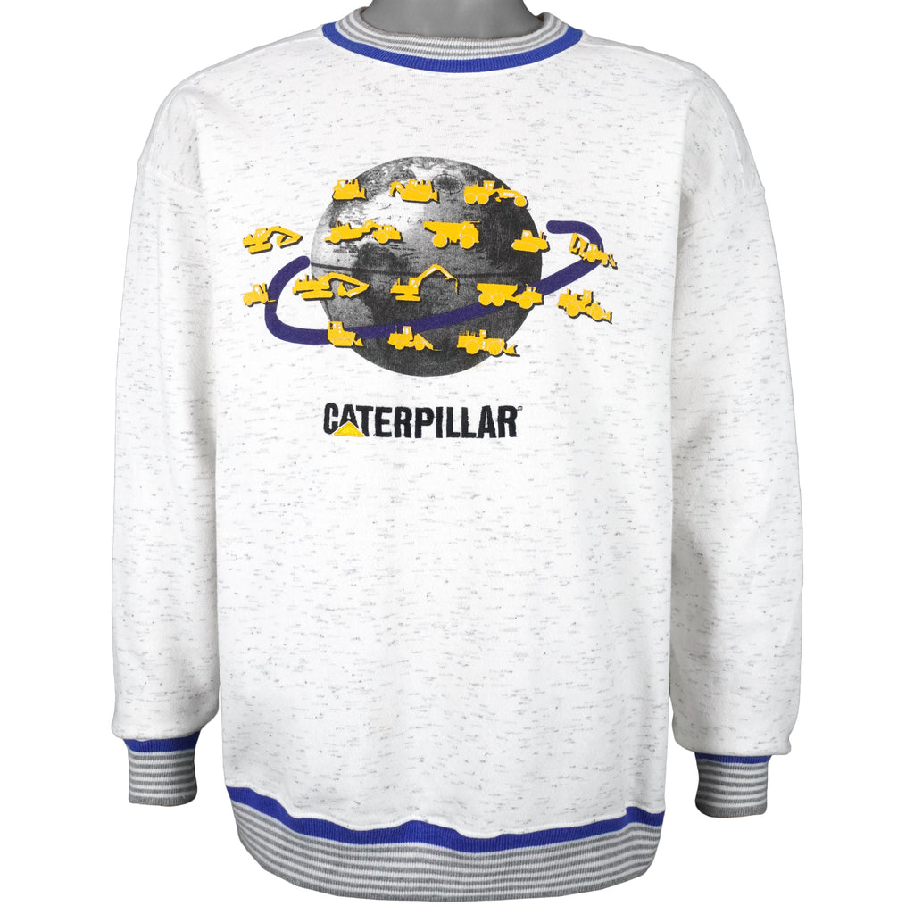 Vintage - Caterpillar Crew Neck Sweatshirt 1990s X-Large Vintage Retro