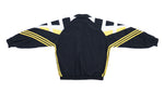 Adidas -  Black, White & Yellow Colorblock Windbreaker 1990s Large Vintage Retro