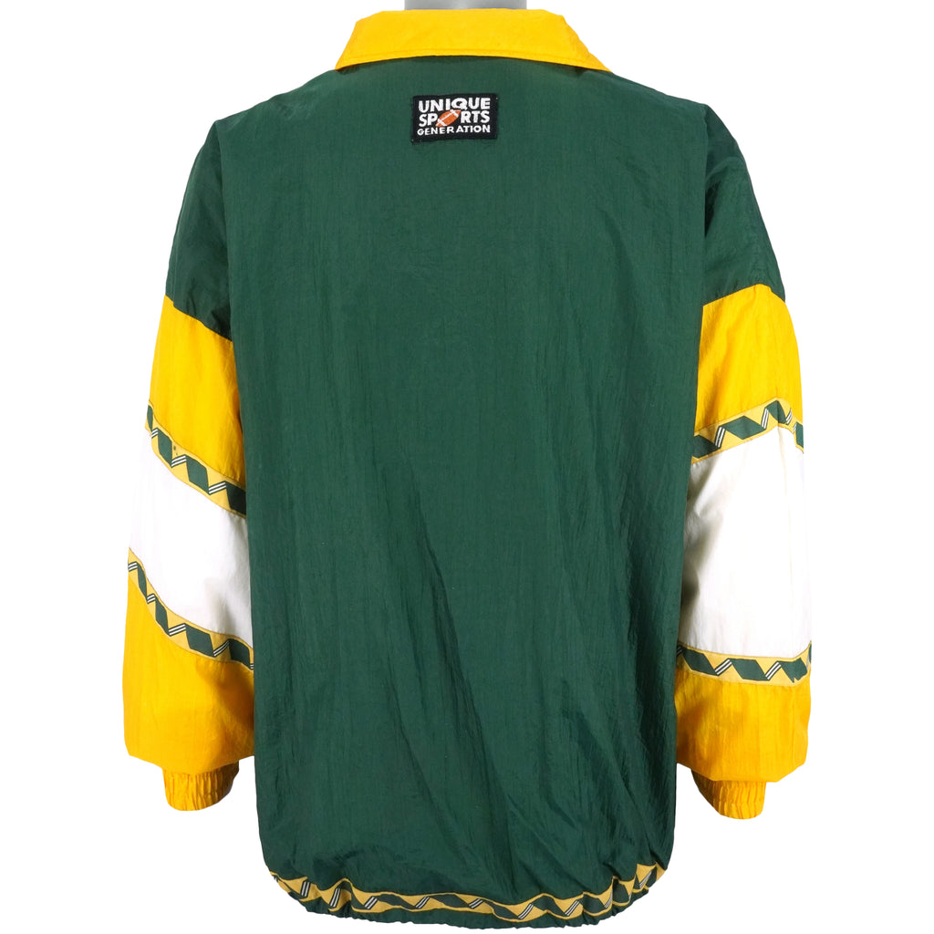 NFL - Green Bay Packers Spell-Out Windbreaker 1990s XX-Large Vintage Retro Football