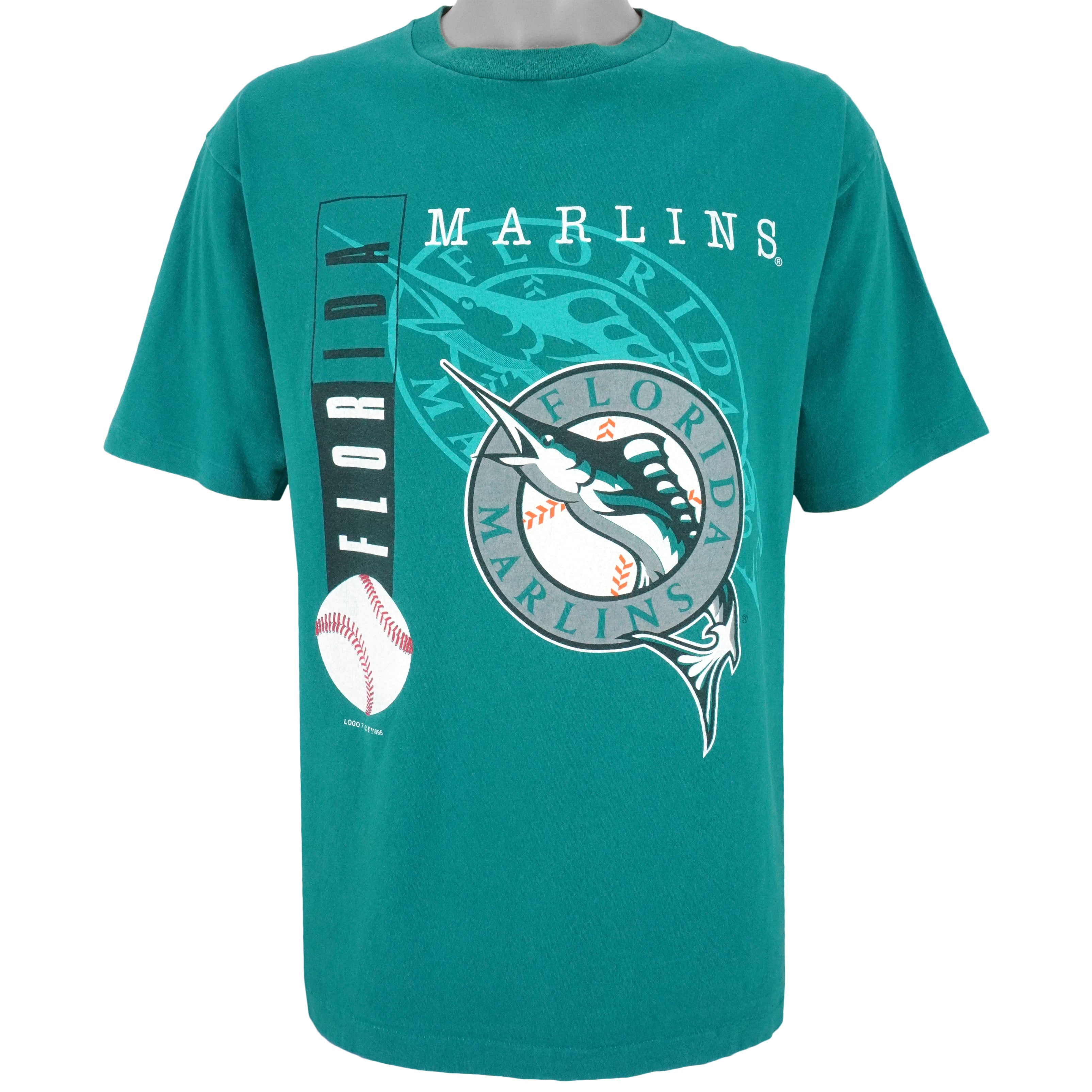 Vintage Florida Miami Marlins Baseball T-shirt Sz. XL