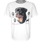 Vintage (Anvil) - Rottweiler Single Stitch T-Shirt 1990s Medium Vintage Retro