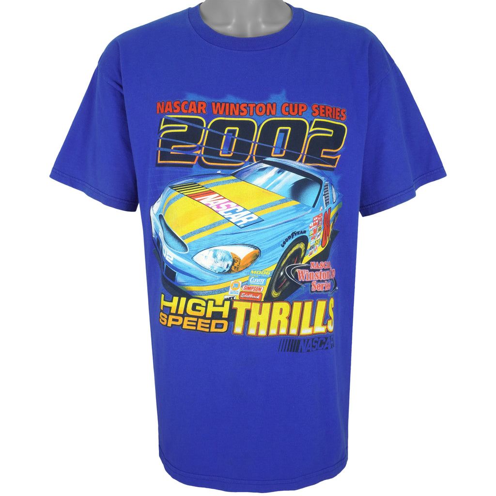 NASCAR - High Speed Thrills Winston Cup Series T-Shirt 2002 X-Large