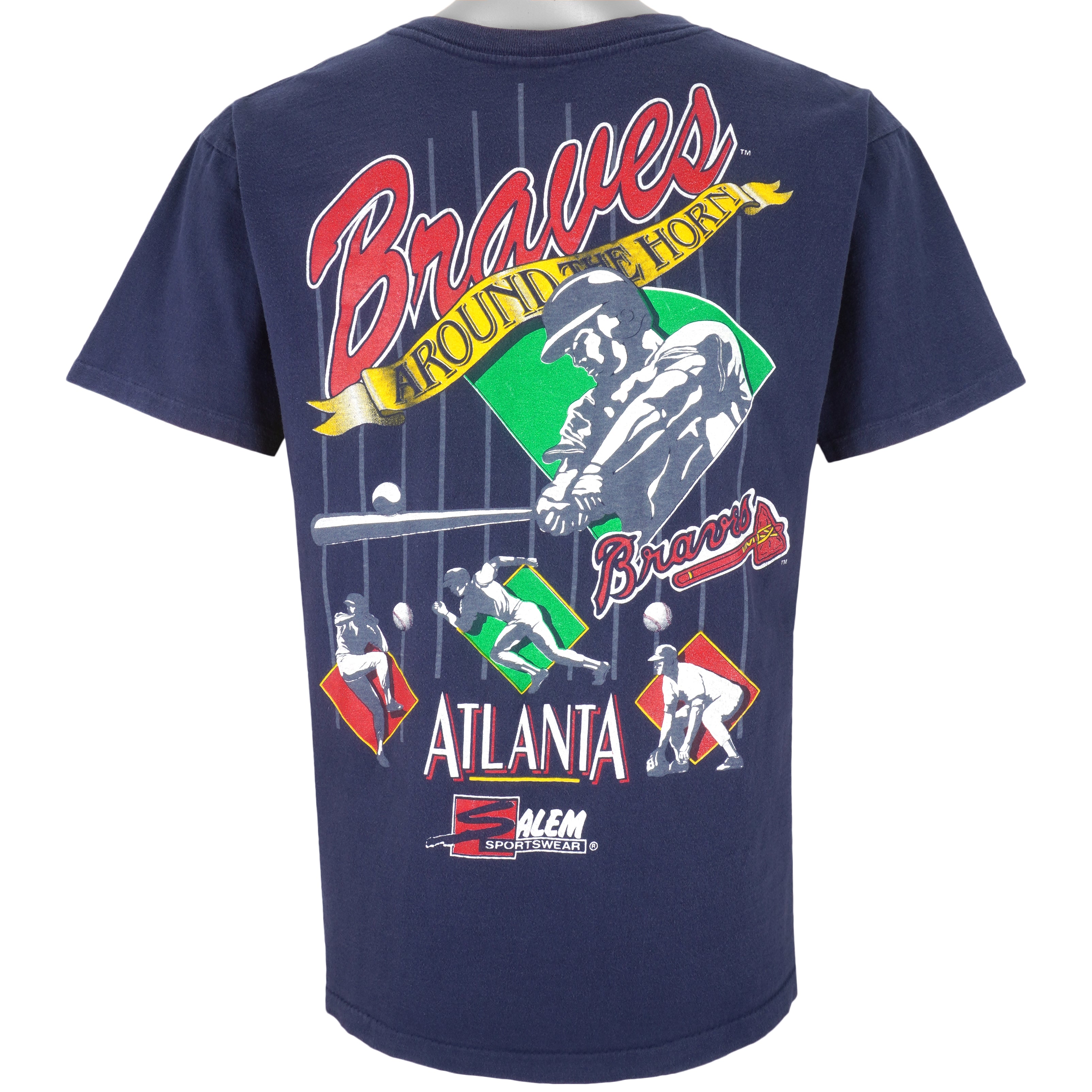 Vintage 90s Atlanta Braves MLB Sweatshirt Large Atlanta Braves
