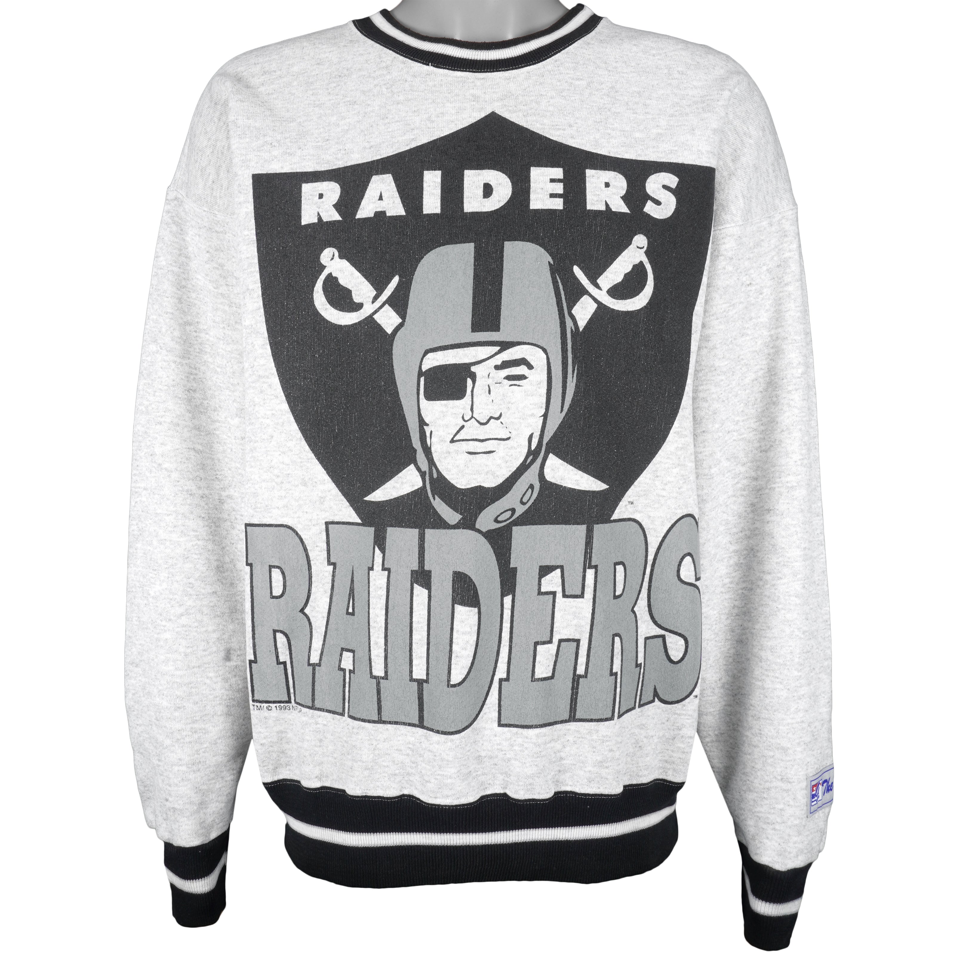 Vintage Oakland Raiders 90s Pro Player Black NFL Crewneck 