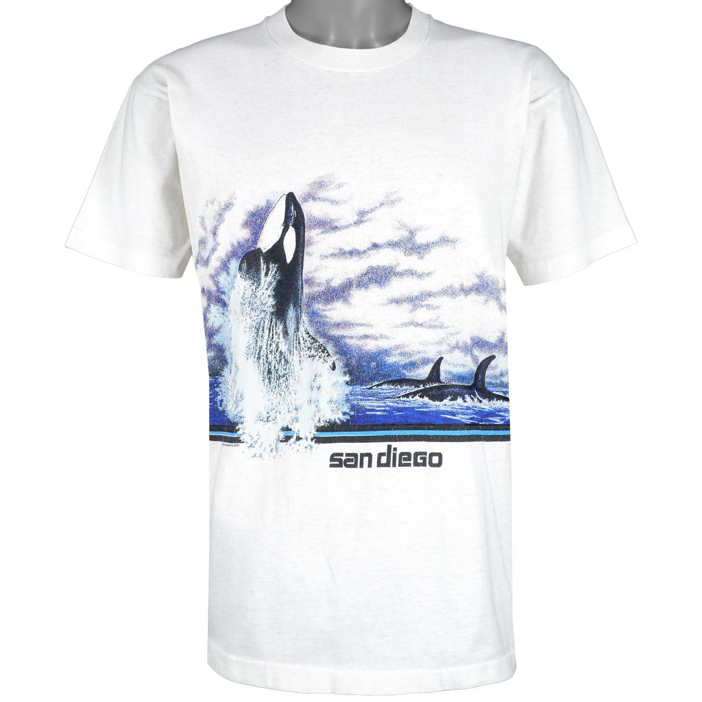 Vintage - Sea World San Diego T-Shirt 1990s Large Vintage Retro