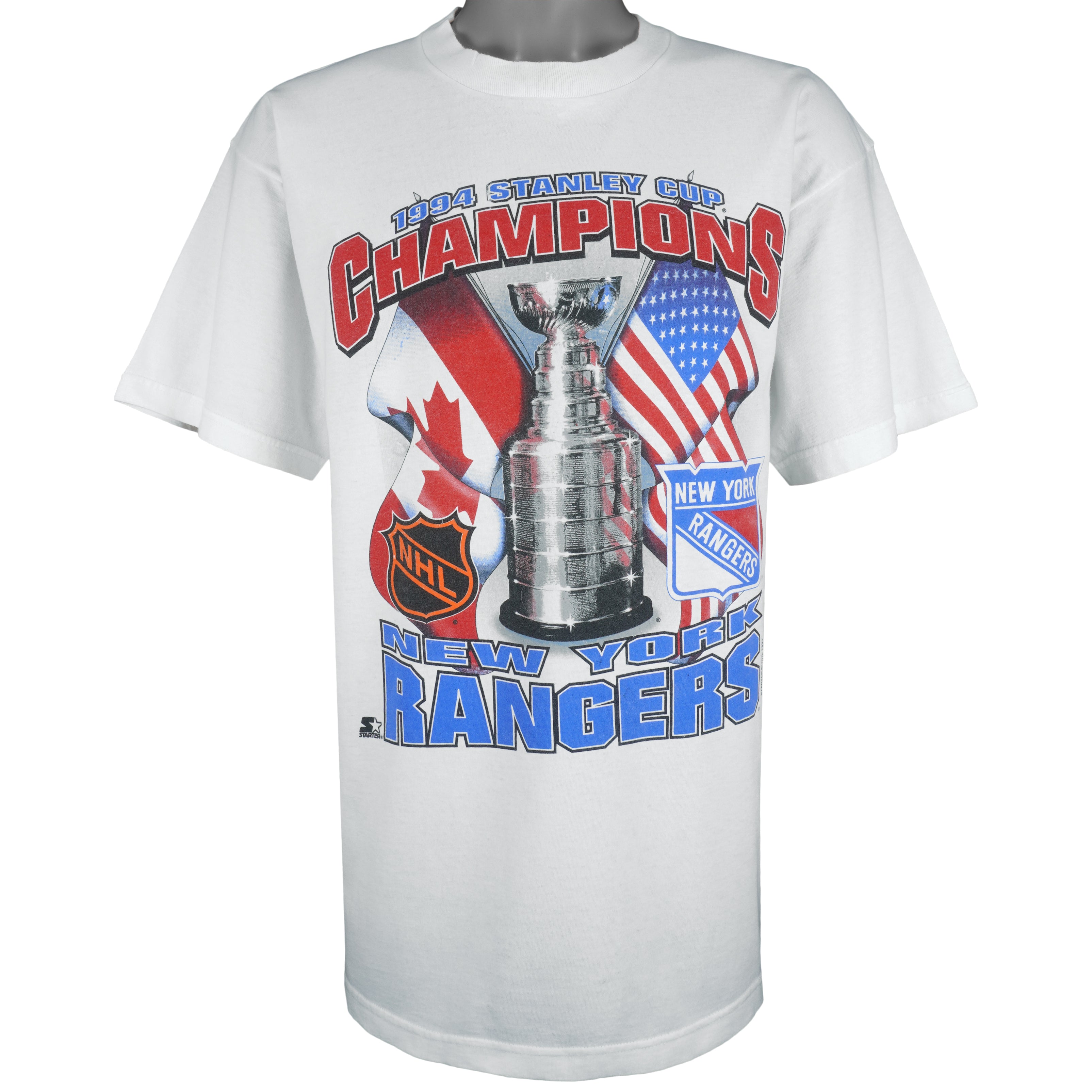 94' NY Rangers Stanley Cup T-Shirt (Single Stitch) 