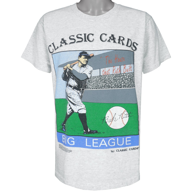 90s Babe Ruth Baseball Classic Cards T Shirt - Unisex Medium