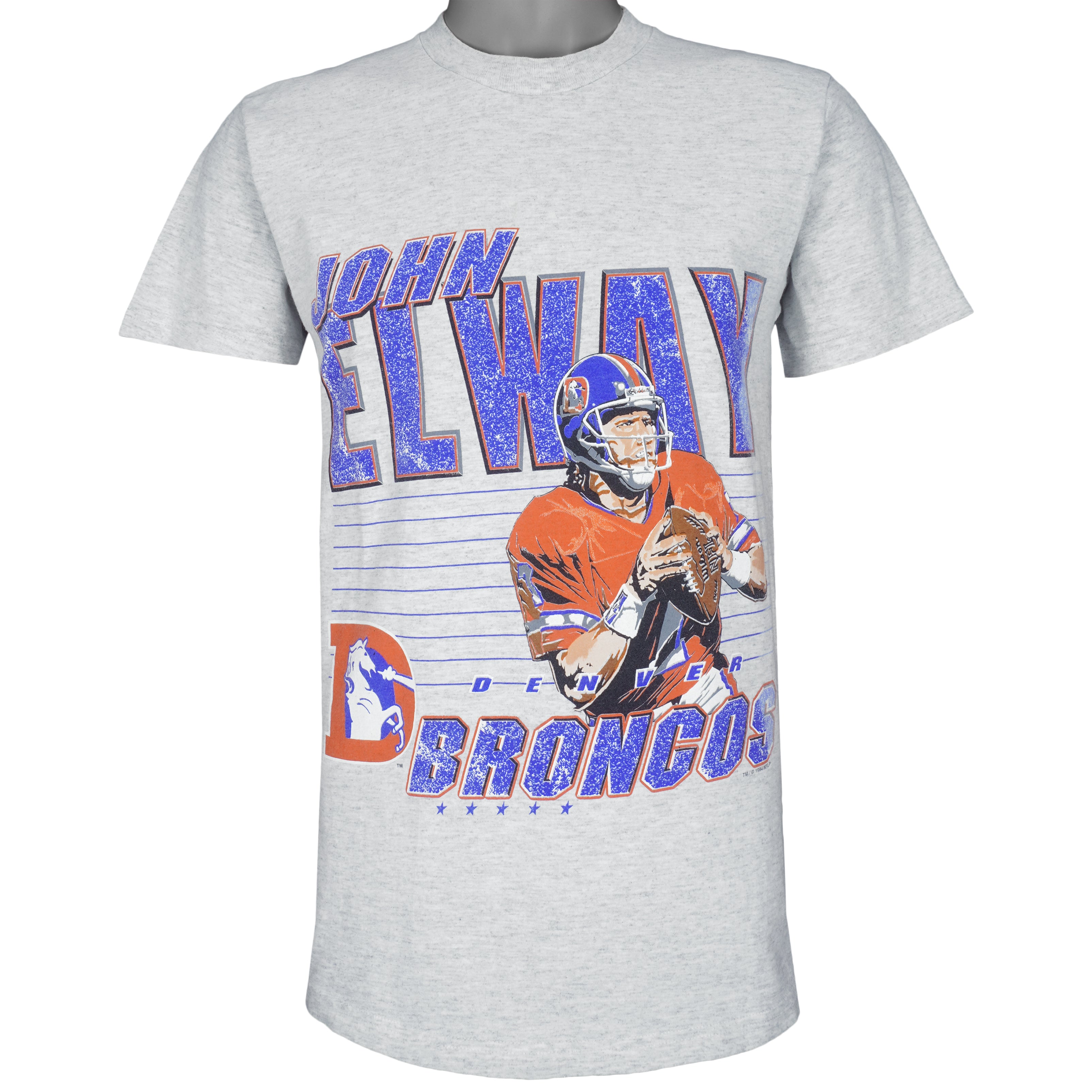 Denver Broncos John Elway T Shirt Vintage 90s Jersey NFL 