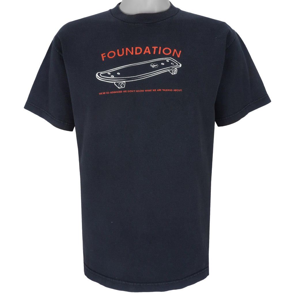 Vintage (AAA) - Foundation Skateboard T-Shirt 1990s Large Vintage Retro