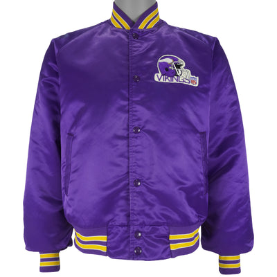 Minnesota Vikings Vintage Chalk Line Fanimation NFL Football Satin Bomber  Jacket