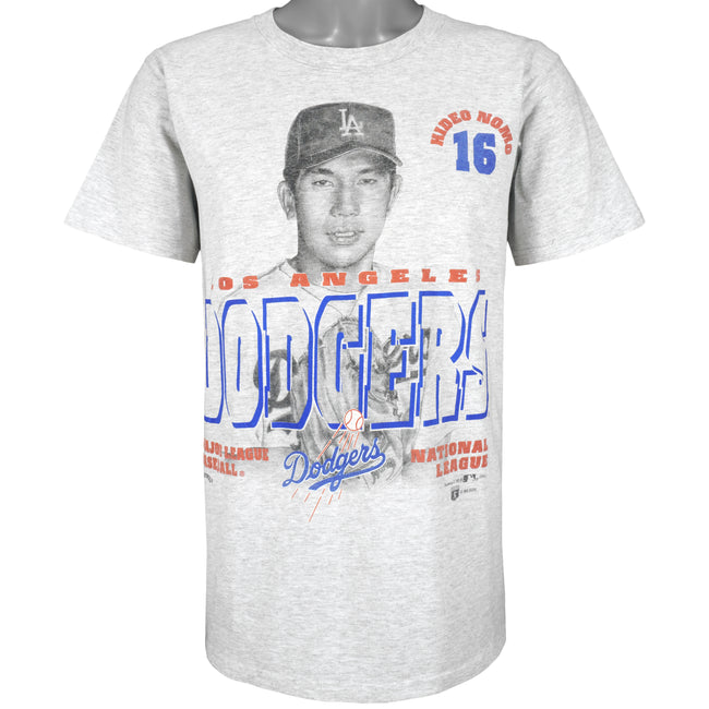 Vintage MLB (Nutmeg) - Hideo Nomo Dodgers T-Shirt 1995