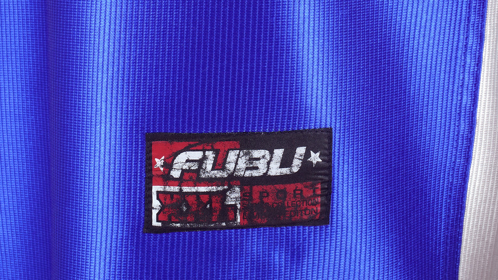 FUBU - Blue Champions League Basketball Jersey 1990s X-Large Vintage Retro Baskeball