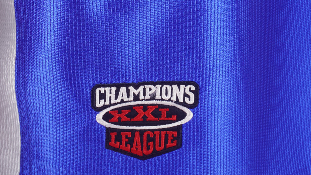 FUBU - Blue Champions League Basketball Jersey 1990s X-Large Vintage Retro Baskeball