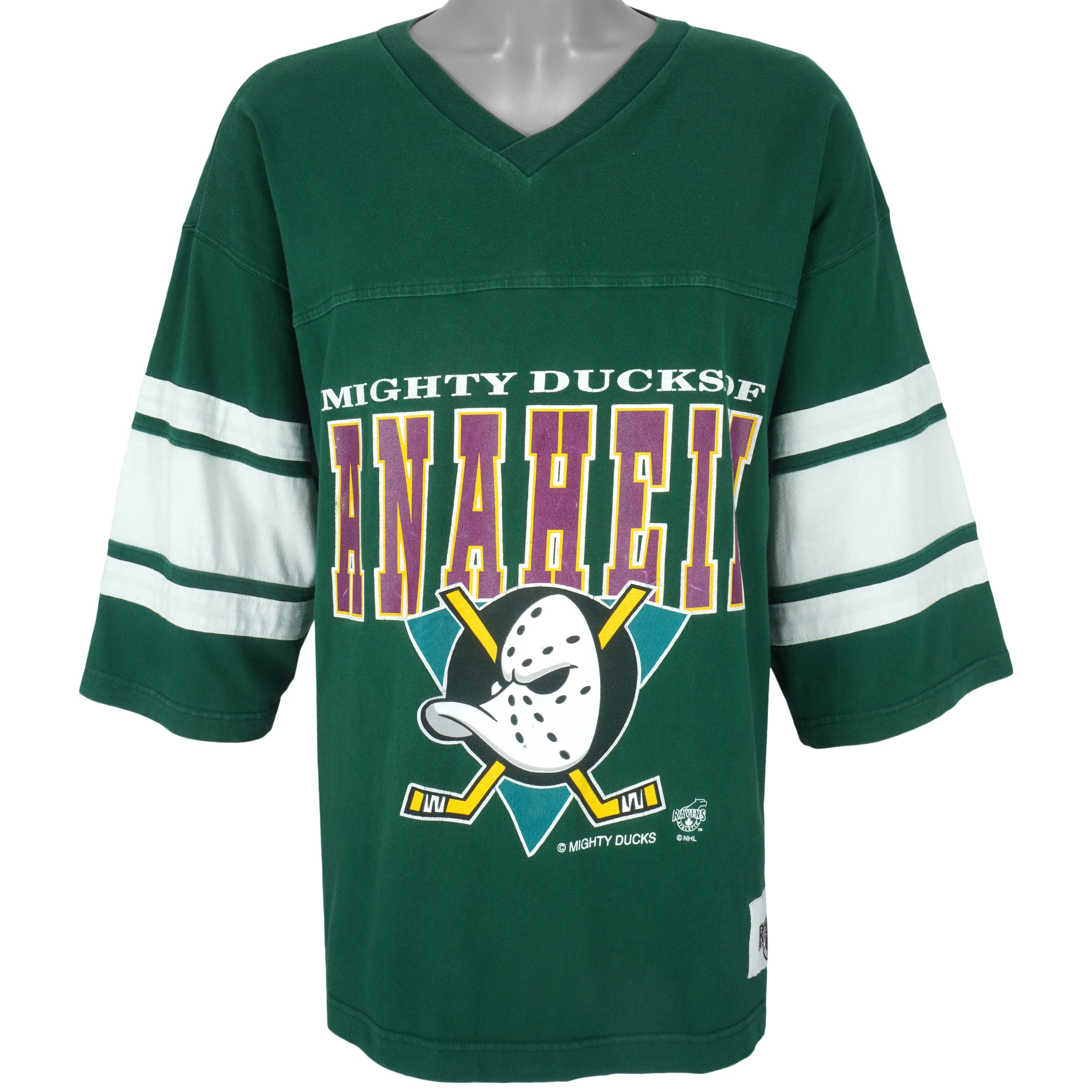 Vintage NHL (Ravens) - Mighty Ducks of Anaheim Hockey Jersey 1990s Large –  Vintage Club Clothing