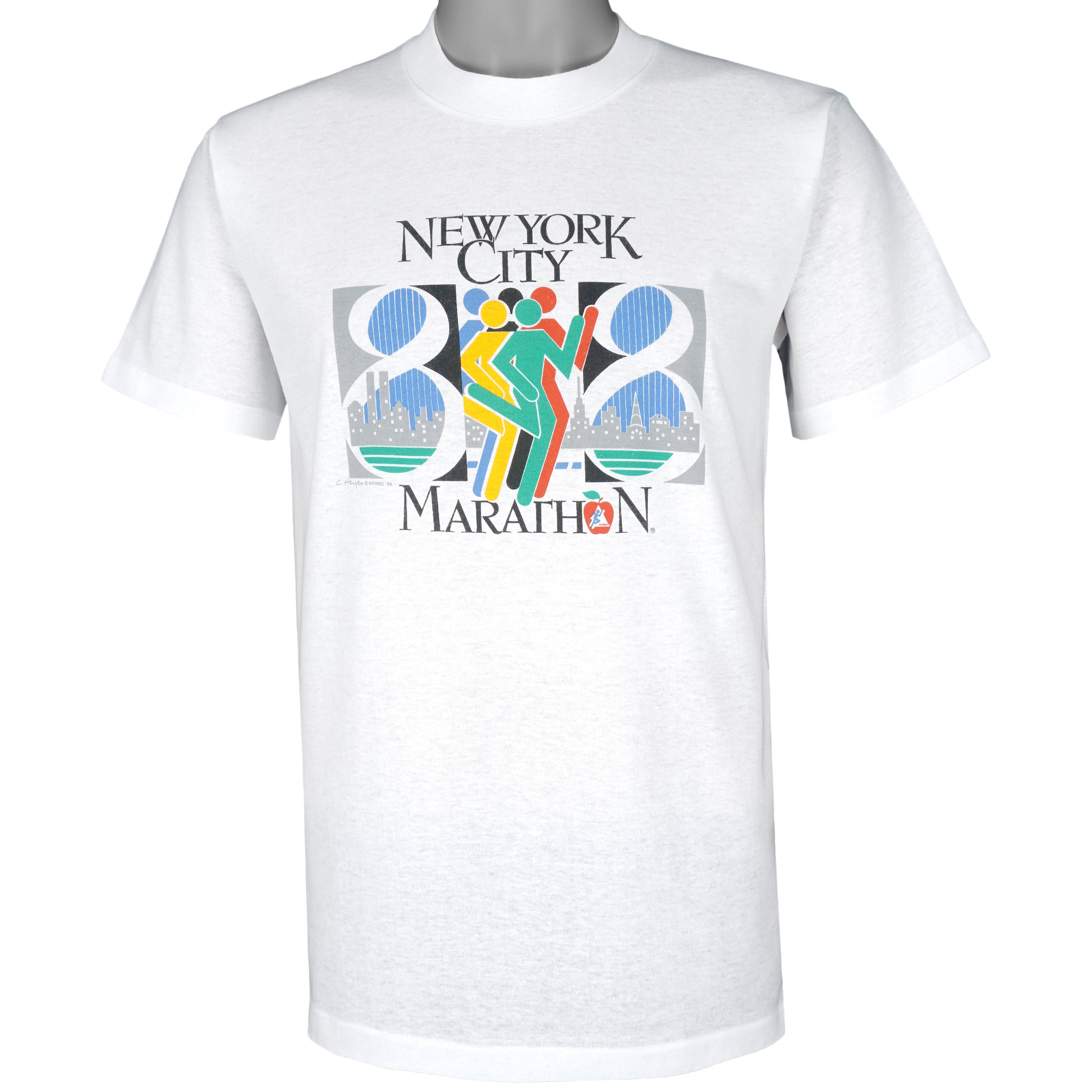 Vintage 1988 New Jersey Waterfront Marathon Tee (M)