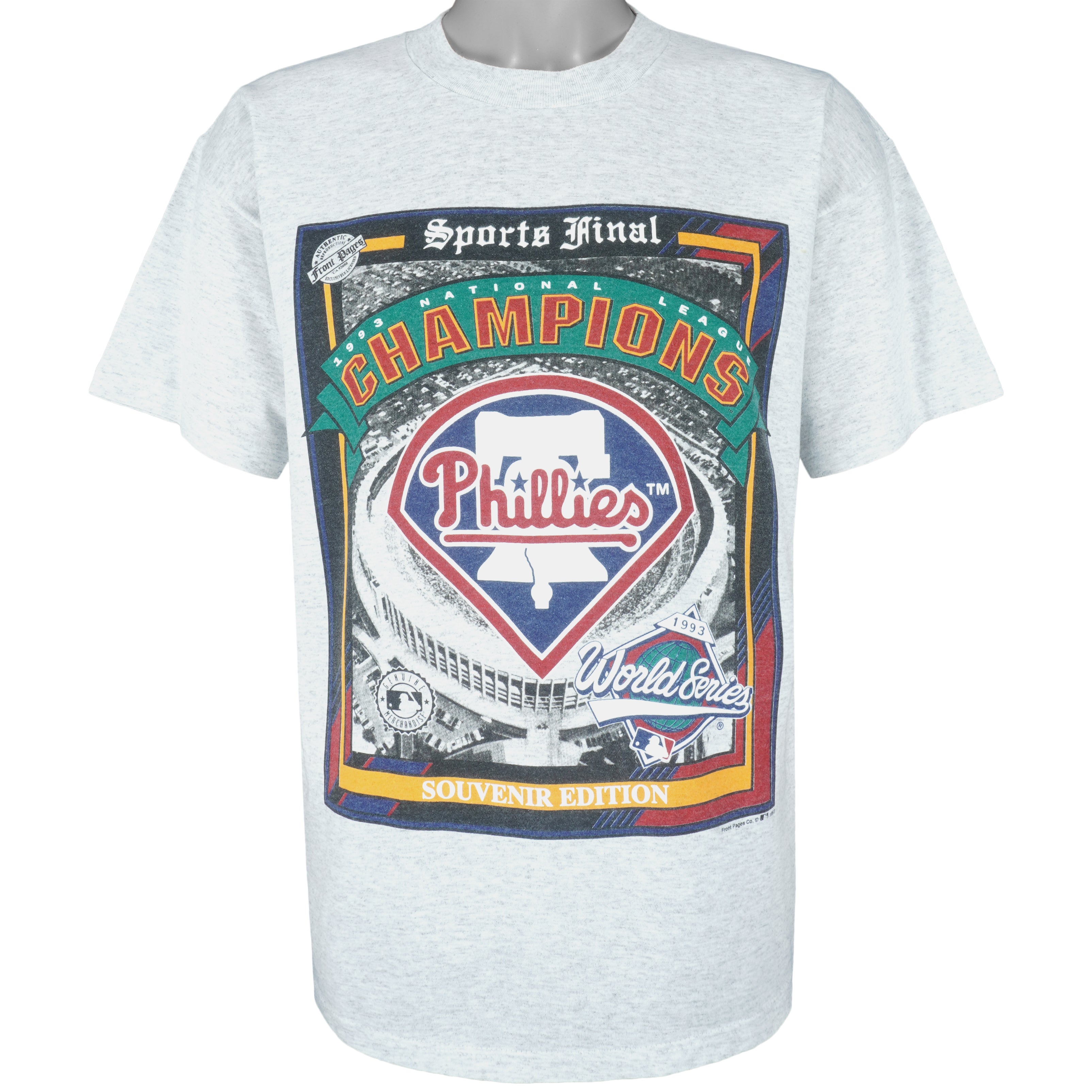Vintage 90s Philadelphia Phillies World Series Champions MLB 
