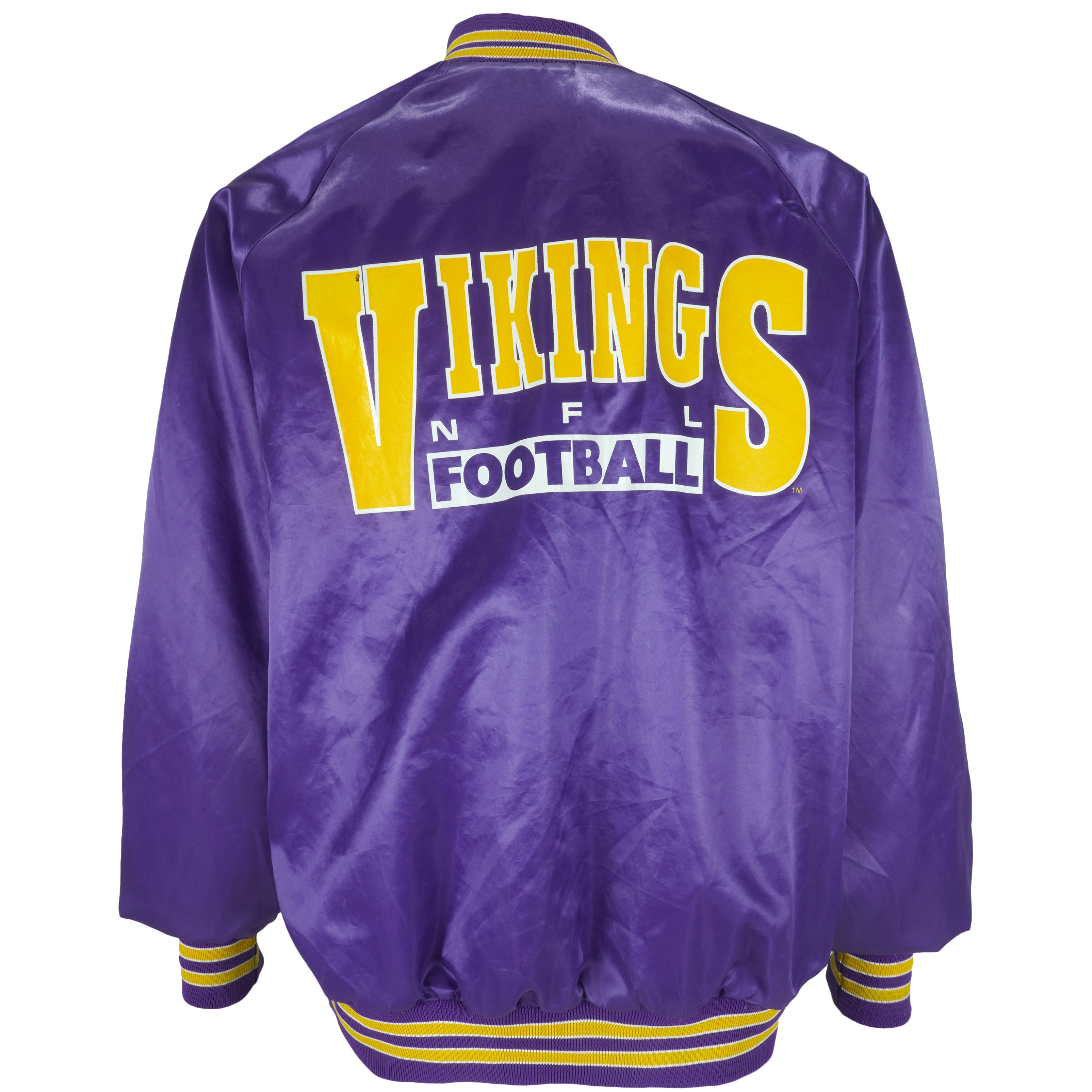 Minnesota Vikings EQUIPMENT Reebok Coat XL NFL On Field Purple VINTAGE