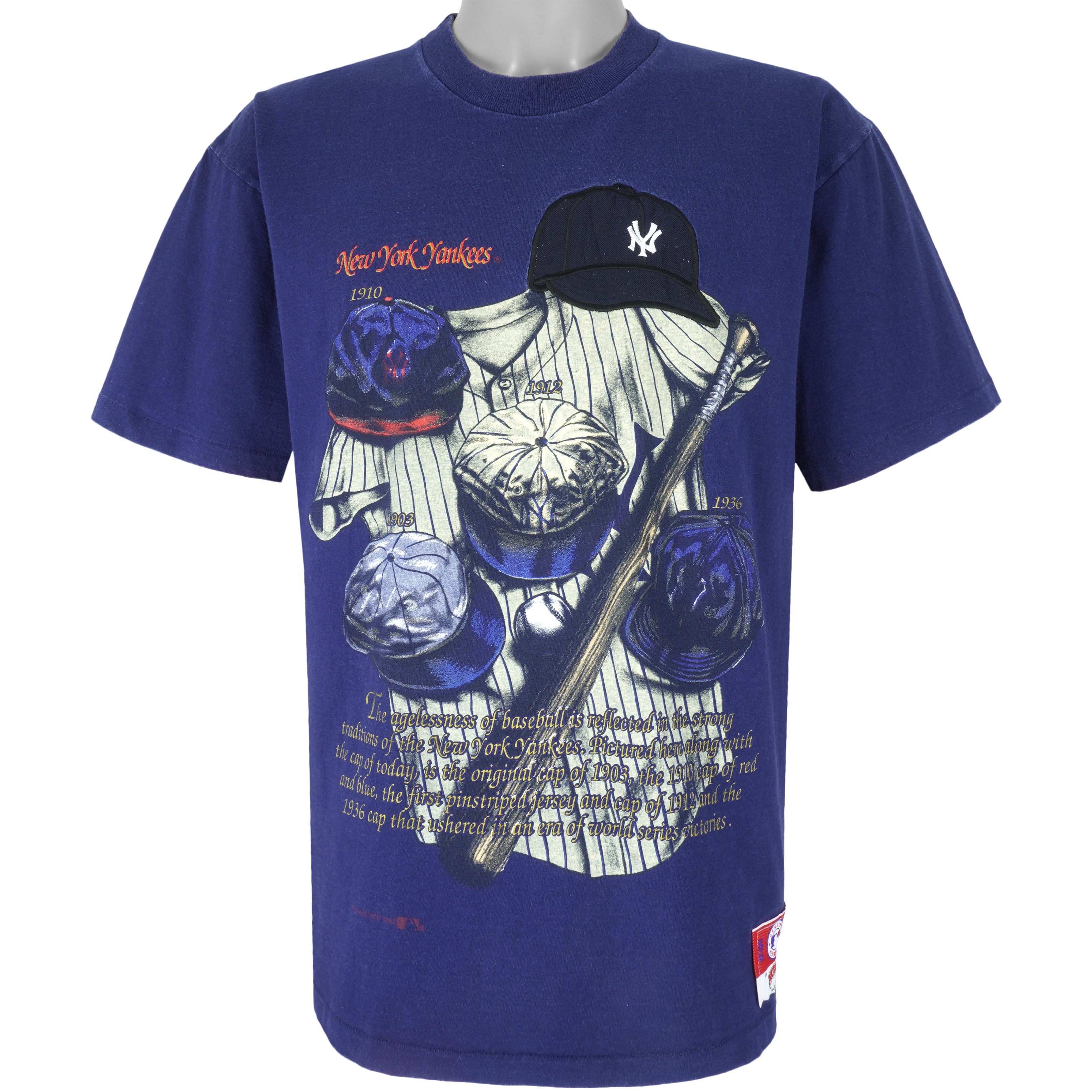 VTG Starter Genuine Merchandise 80's NY Yankees Blue Red Baseball